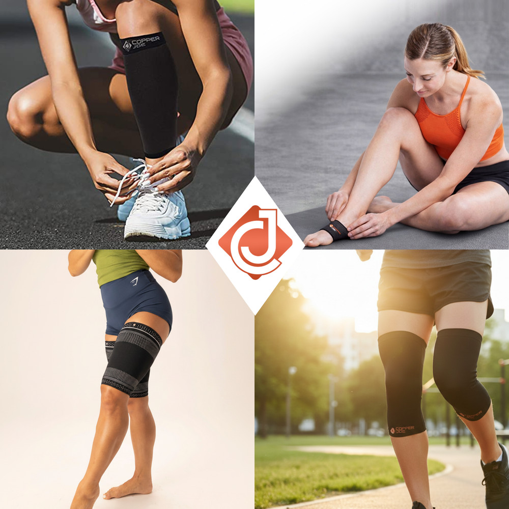 Leg Day Bundle – Copper Infused Thigh, Knee, Calf & Arch Compression Set