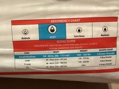 Cardinal Health Underwear 20 count SURE CARE Plus Heavy Absorbency S/M (34″-46″)