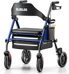 „Rollator Walker for Seniors, 350lb Capacity, Cup Holder, Adjustable Height“