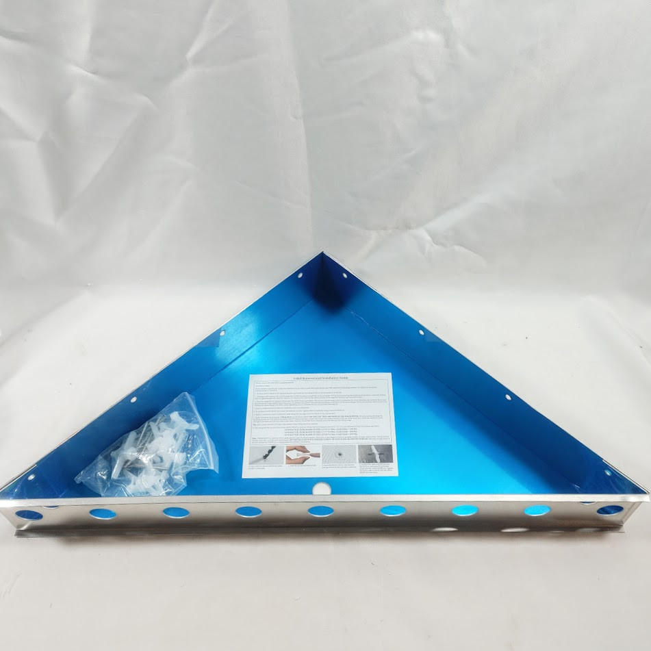 Floating Corner Shower Bench Kit – Customizable For Tile 17x17x24″ Seat
