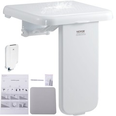 VEVOR 440 lbs Folding Shower Seat 15.7“ x 16.7“ Wall Mounted Shower Bench