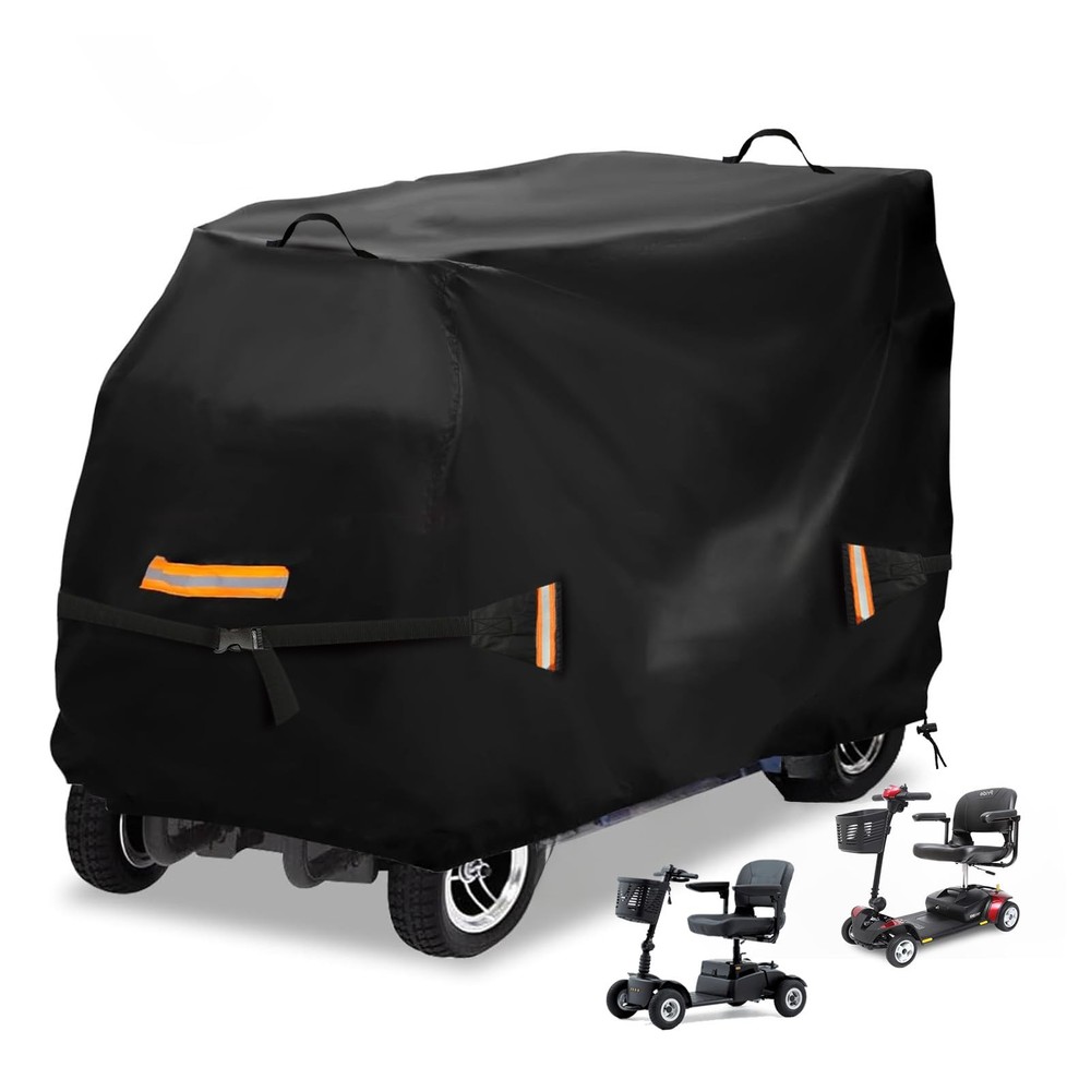 Upgraded Mobility Scooter Storage Cover, 600D Heavy Duty Scooter Weather Cove…