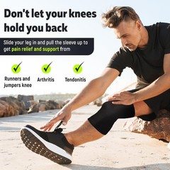 Lightweight Ergonomic Knee Brace Pair – Non-Slip Compression for Active Recovery