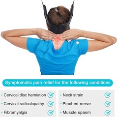 Neck Traction Device Cervical Neck Stretcher for Pain Relief Spine Decompression