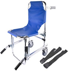 Stair Chair Emergency Evacuation Wheelchair Elderly Climbing Stair Chair Blue
