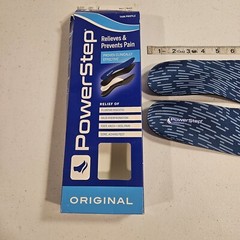Powerstep Original Full Length Arch Orthotic Insole Size A M4-4.5 W6-6.5