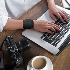 2 pcs Adjustable Wrist Support Brace Wrap for Sports Fitness Office Pain Relief