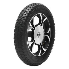 12 Inch Rear Wheel Wheelchair Wheel Assembly 12 1/2 x 2 1/4 Tire 17mm Bore