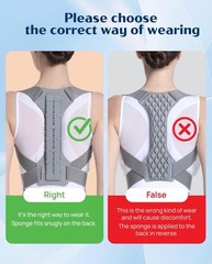Upper back brace posture corrector for women & men