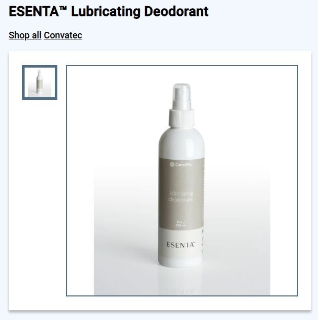 NEW! ESENTA LUBRICATING DEODORANT SPRAY (8OZ / 236ML)