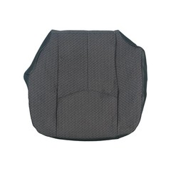 Cloth Dark Gray Driver Side Bottom Seat Cover Compatible with Dark Pewter Gray