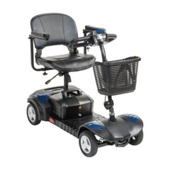 Drive Medical SCOUTLT4-EXT Spitfire Scout 4 Mobility Travel Scooter – RED/BLUE