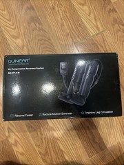 QUINEAR Air Compression Recovery System Sequential Leg Massager Therapy Boots, M