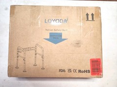 Loyoda Toilet Safety Rails Height Adjustable Bathroom Support