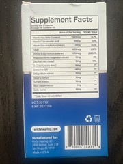 Oricle Targeted Hearing Support 60 Capsules Exp 9/2027 – New in Box!