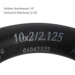 2 Pack 10×2 Inner Tube thickened with Repair Kit, 10×2.125 inch inner tubes