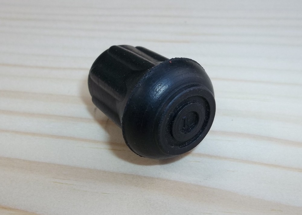 1/2″ Inch Heavy Duty Rubber Foot, Boot, Tip, Walking, Hiking Stick, Cane, Crutch