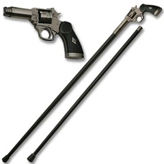 REVOLVER Walking Cane Staff Mobility Stick Rubber Foot