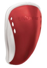 Mueller Flex Shield With Supporter, White/Red, Teen, Medium