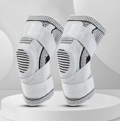 Silicone Knee Support Brace for Running, Fitness, Sports Pain Relief