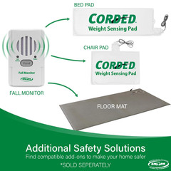Smart Caregiver Chair Exit Alarm for Elderly Fall Prevention – Weight Sensing