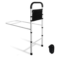 Bed Rails for Elderly Adults Safety,Height with floor-standing legs White