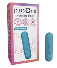 plusOne Bullet Vibrator for Women, Mini Vibrator Made of Body-Safe Silicone Teal