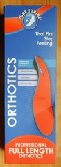 New Pure Stride Professional Full Length Foot Orthotics M 8 – 8.5, W 10 – 10.5