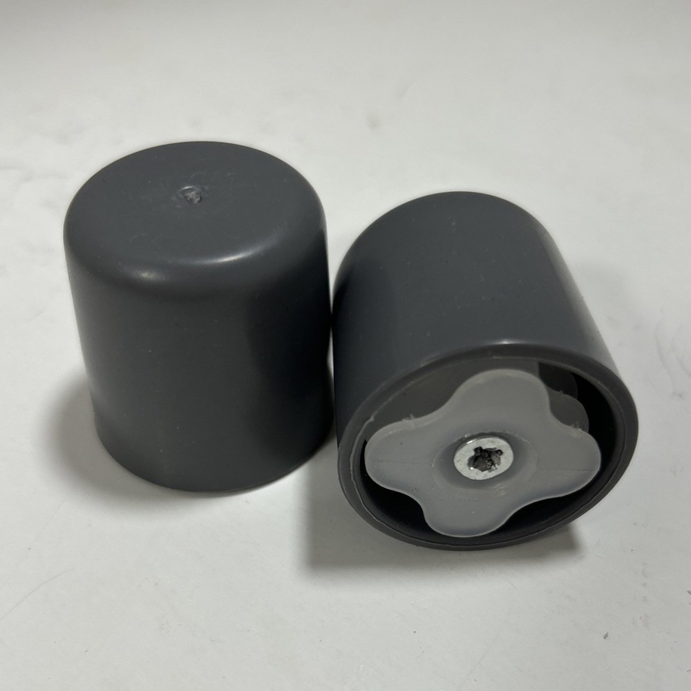 Walker Guide Caps 1 1/8” Universal Replacement Set Of Two Mobility Equipment