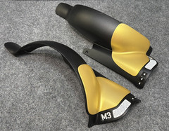 Permobil M3 Power Wheelchair Complete Gold 11-Piece Shroud Wheel Caps #91