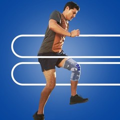 Bauerfeind Softec Genu Size 4 Right Knee Joint Brace Patella Support Sleeve