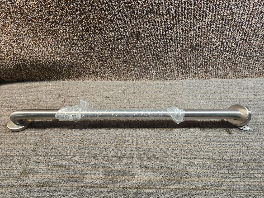 (QTY 2) Bobrick 1-1/2″ x 36″ Straight Satin Stainless Steel Grab Bar B-6806×36