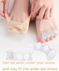 FOSVBEY 1-3 Pairs Toe Separators Toe Spacers for Women Men to Correct Bunion NEW