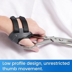 Thumb Support Brace – CMC Joint Splint Braces Arthritis Pain Relief Left – Black