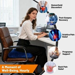 Donut Pillow for Bed Sores Treatment Buttocks, Wheelchair Cushion Bedsore Pre…