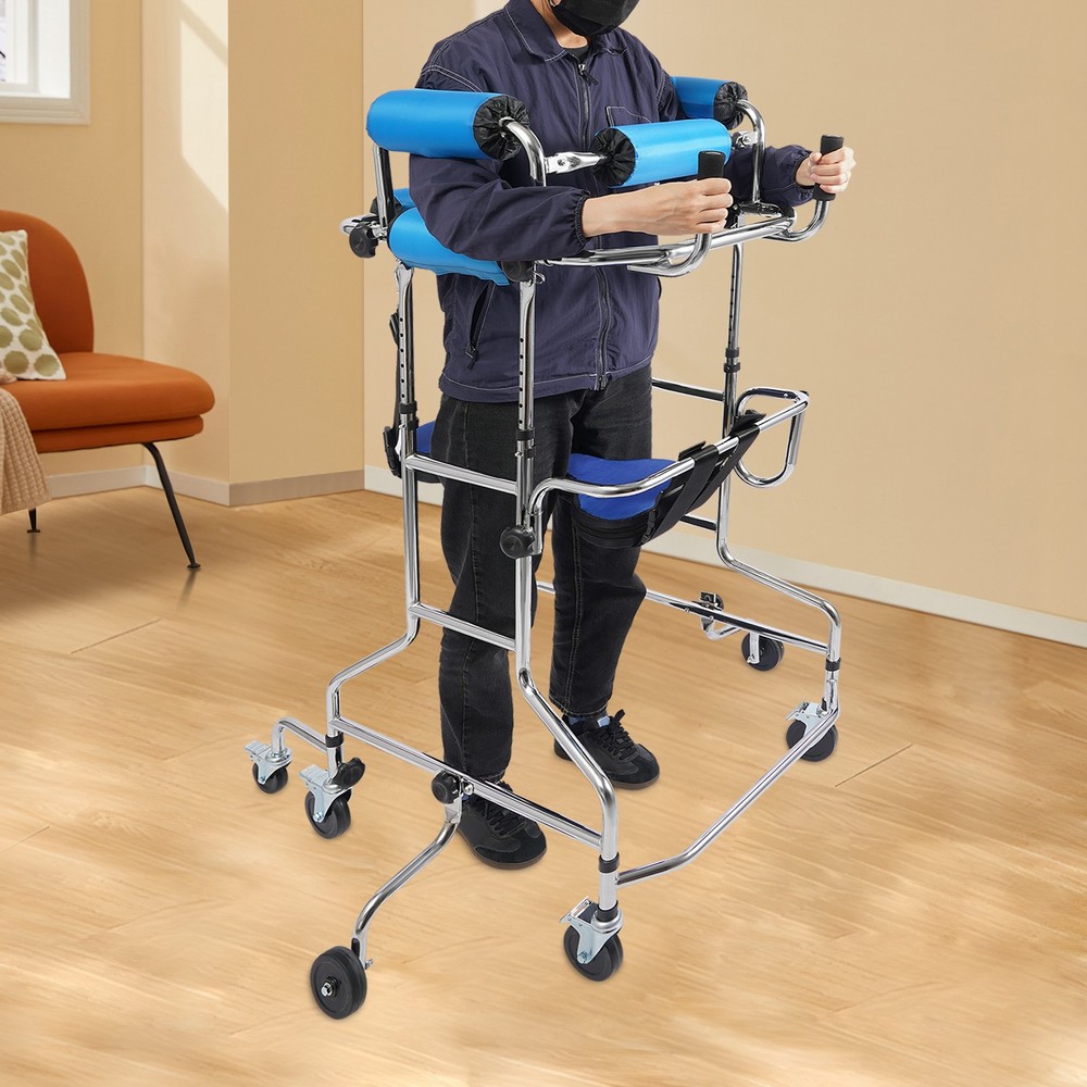 Walking Aid Patients Rehabilitation Walking Aid 100kg-Load Adult Standing Walker