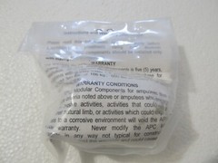 APC SS-100C Prosthetic Stainless 30mm Tube Clamp Adapter, 365lb Weight Limit