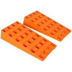 5T Caravan Leveling Ramps Set with 2 Wheel Chocks & Carry Bag