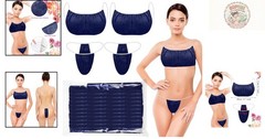 Individually Wrapped Disposable Bra & Thong Set – 50 Pieces for Spa Essentials