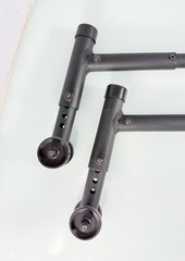 Ki Mobility Focus CR Anti-Tip Assembly Bars (PAIR) Wheelie Bar Stoppers – Black