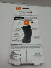 The Original Copper Fit Infused Compression Knee Sleeve Unisex L