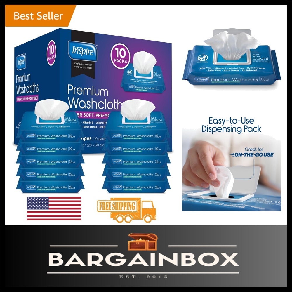 Moist Aloe Wipes for Adults – Perfect for Incontinence and Bathing Needs