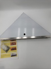Floating Corner Shower Bench Kit 17x17x24.5 Stainless Wall Mount Seat Shelf