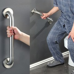 Heavy Duty Bathroom Grab Bars 2PCS – Steel Shower/Tub Safety Handles for Elderly