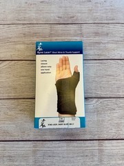 Med Spec Ryno Lacer Short Wrist & Thumb Support With Lacing Closure/Black