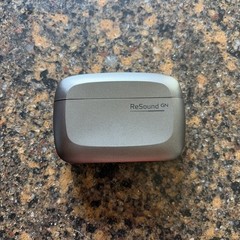 ReSound GN Hearing Aid Charger Case C-1 Gray Portable Charging Dock Holder