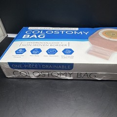 MEDLOT One-Piece Drainable Colostomy Ostomy Bag Hydrocolloid 64mm 20ct