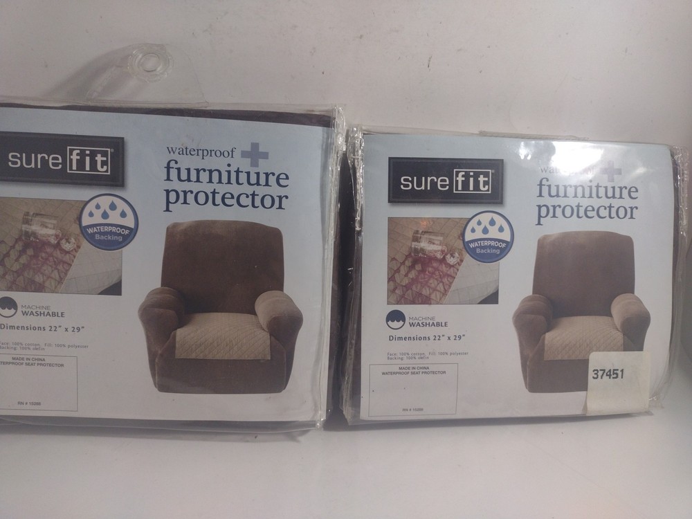 Incontinence Seat Pad Chair Bed Protector Reusable and Washable 22×29 In 2pk
