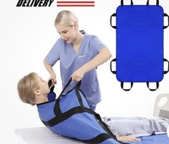 Perfitel Positioning Bed Pad w/Handles Transfer Sheet for Lifting Turning 308lb