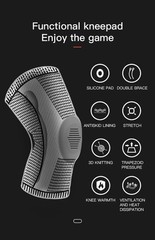 Knee Sleeves Compression Brace Support Sport Joint Injury Pain Arthritis Relief